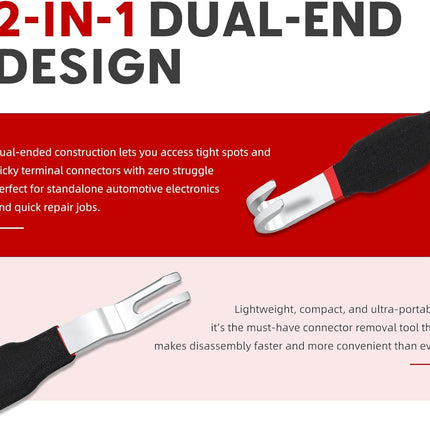 2-in-1 Automotive Electrical Connector Removal Tool – Universal Fit for Car & Truck