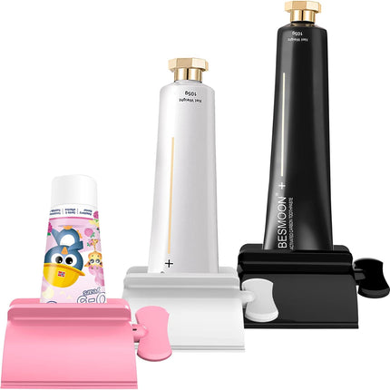 3 PCS Toothpaste Squeezer – Kitchen & Bathroom Gadgets for Tubes & Cosmetics
