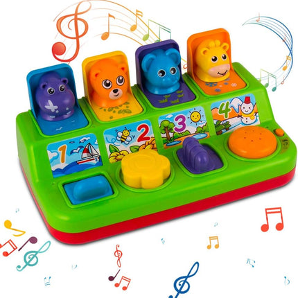 Interactive Baby Toy with Music & Animal Sounds for 9–18 Month Kids