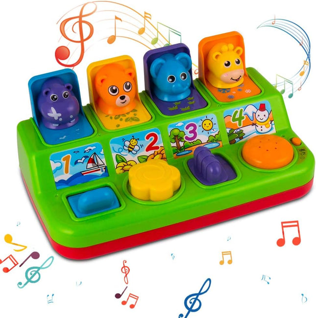 Interactive Baby Toy with Music & Animal Sounds for 9–18 Month Kids