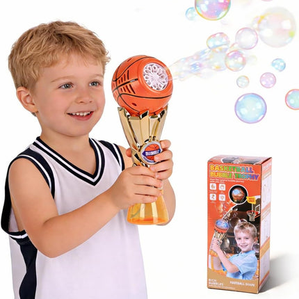 Automatic Bubble Machine Gun Toy for Kids Outdoor Summer Fun Ages 3+
