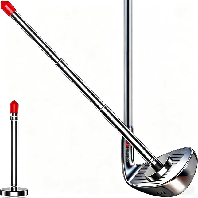 Golf Training Aids – Club Alignment Rods for Swing & Shot Visualization