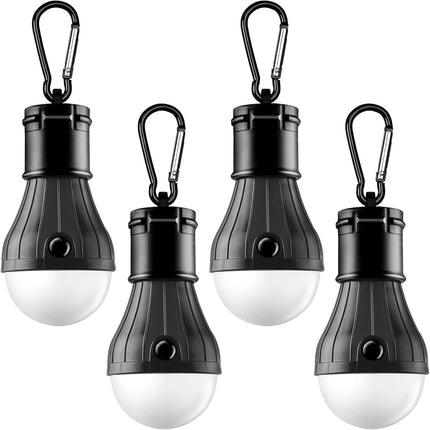 4-Pack Portable LED Tent Lamps – Emergency Lanterns for Camping & Hiking
