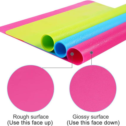 3PCS Silicone Craft Mats – Large Sheets for Jewelry Casting & DIY Crafts
