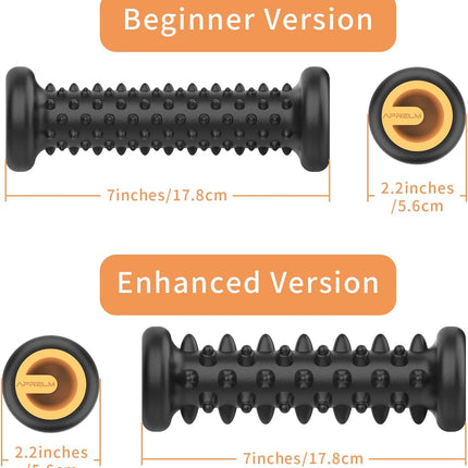 Foot Massager Roller Set 2 Pack for Pain Relief and Deep Tissue Massage
