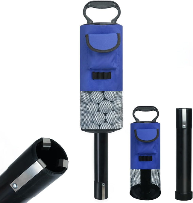 Golf Ball Pickup Shag Bag – Portable with Removable Tube & Convenient Storage