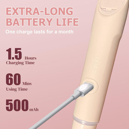2-in-1 Women’s Bikini Trimmer – LED Electric, Rechargeable & Waterproof