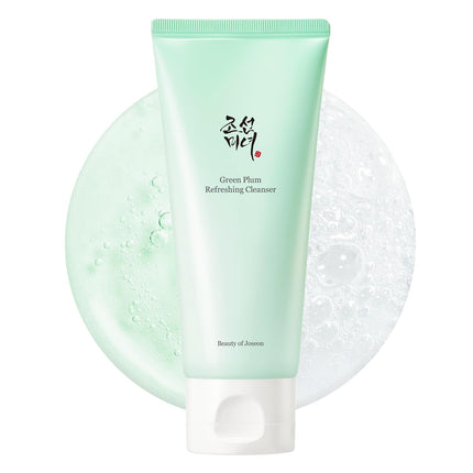 Green Plum Refreshing Cleansing Gel 100ml, Deep Pore Facial Cleanser, Korean Skincare