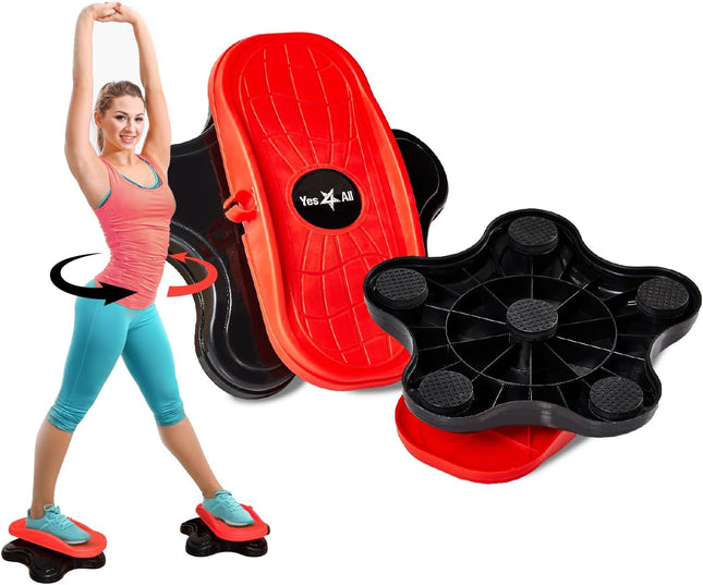 Full Body Toning with 15" XXL Ab Twister Board – 2pcs Waist Twisting Discs