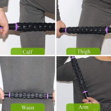 Muscle Roller Stick 18 Inch for Deep Tissue Massage and Myofascial Relief