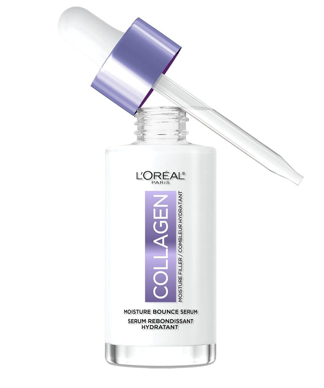 Collagen Moisture Bounce Face Serum Glow Serum with Glycerin Squalane Hydrated