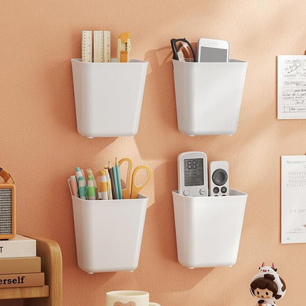 4-Piece Self-Adhesive Storage Boxes – Cabinet, Wardrobe & Fridge Organizer