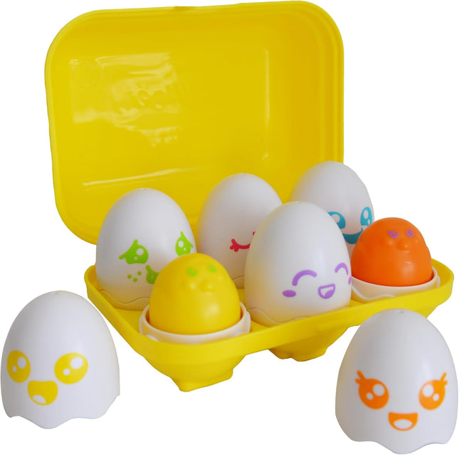 Toddler Sensory Toy – Toomies Hide & Squeak Eggs for Color & Hand Skills