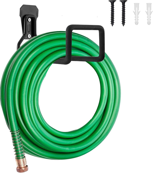Wall-Mount Hose Holder Hook for Garden, Pocket, Flex & Magic Hoses