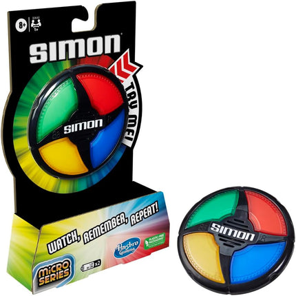 Simon Micro Series Electronic Game, Classic Gameplay for Kids 8+