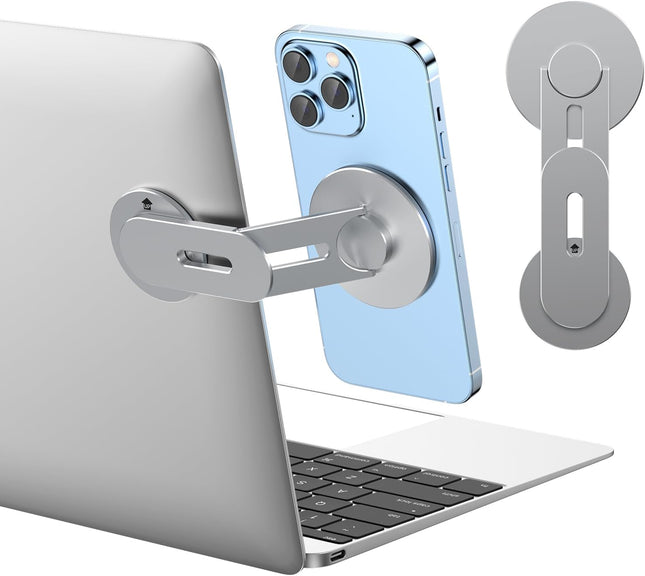 Magnetic Phone Holder for Laptop MagSafe Mount Adjustable for iPhone