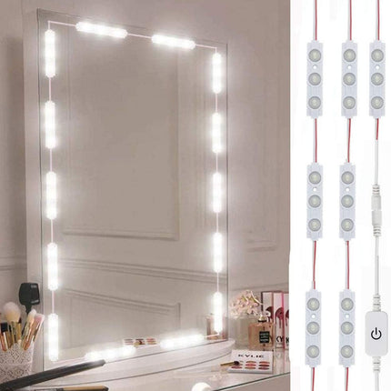 LED Vanity Mirror Lights, Hollywood Makeup Light Strip, Dimmable Touch Control, 10ft