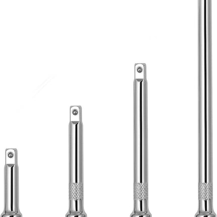 1/4" Socket Extension Bar Set – 4PCS, 50/75/100/150mm CR-V Heavy Duty