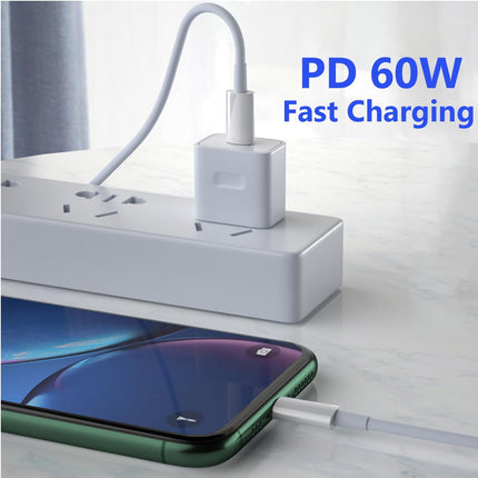 4-Pack 3FT 60W USB-C to USB-C Fast Charging Cables – Compatible with MacBook, iPhone 15, iPad & Samsung
