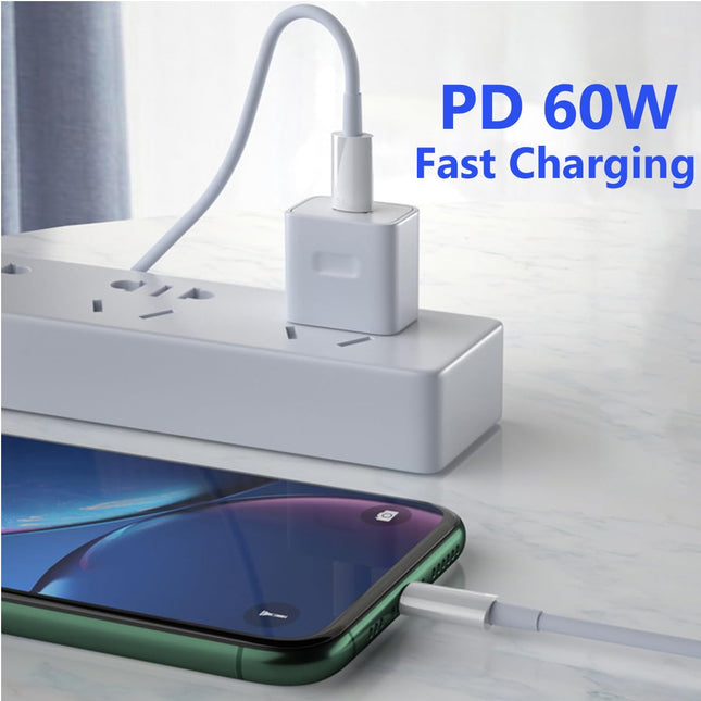 4-Pack 3FT 60W USB-C to USB-C Fast Charging Cables – Compatible with MacBook, iPhone 15, iPad & Samsung