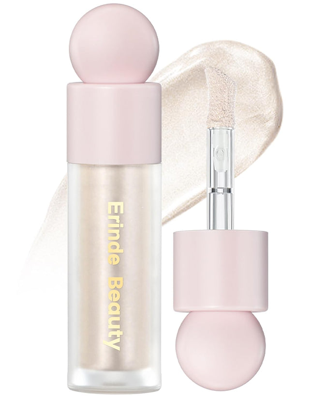Liquid Highlighter & Bronzer Stick 01 Moonlight, Lightweight Blendable Cream Illuminator, Cruelty-Free