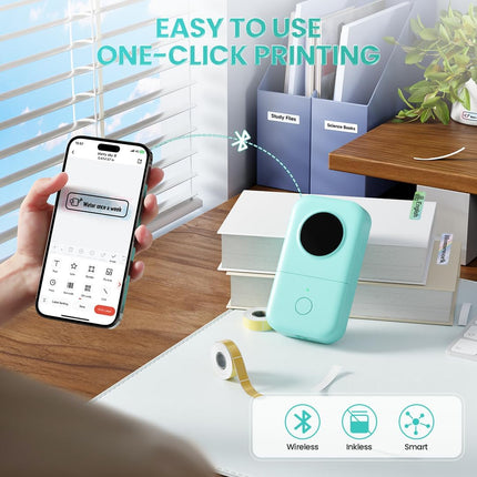 Label Maker Machine D30 – Handheld Thermal Printer with Multiple Templates & Fonts