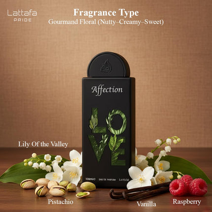 Lattafa Pride Affection Perfume Unisex 100ml Eau de Parfum Floral Vanilla Fragrance