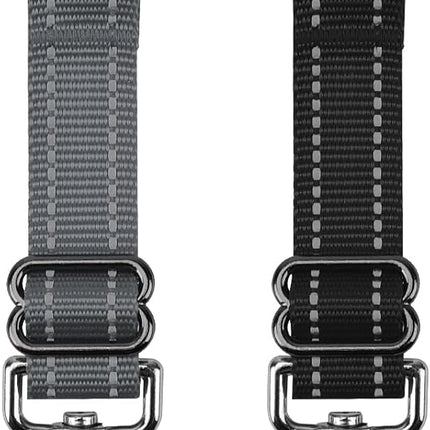 2 Pack Dog Harness to Collar Safety Clips Adjustable Prong Backup Clasp