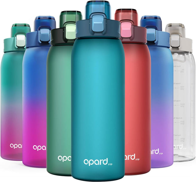 Zip 30 oz Tritan Water Bottle BPA Free Leakproof Flip Top Dishwasher Safe