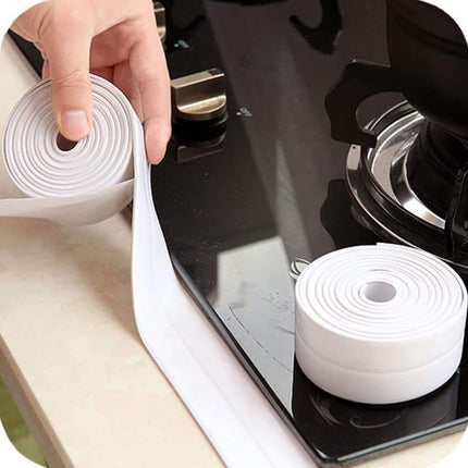 Waterproof Caulk Strip – Self-Adhesive 1.5” x 10.5ft for Toilet & Tub Edges