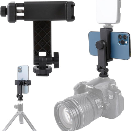 Universal Phone Tripod Mount Adapter 360° Rotation Holder for DSLR Camera
