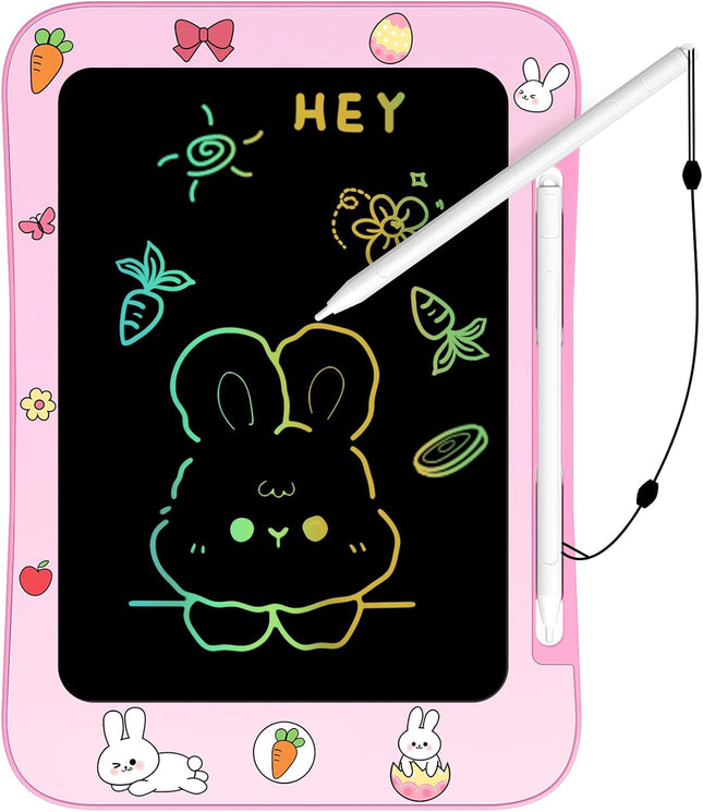 Genialba LCD Writing Tablet – Colorful Drawing Board for Kids 3-7, Easter Gift