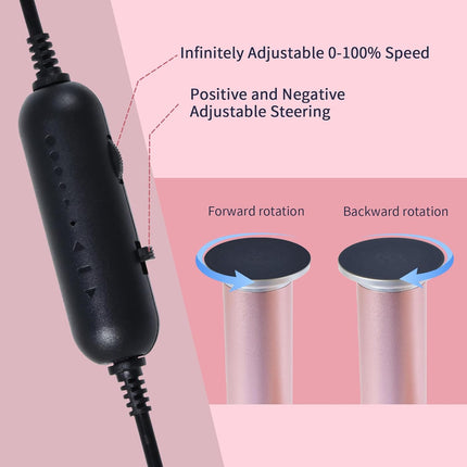 Electric Foot Callus Remover with 80 Sandpaper Discs, 4.8" Long Foot File
