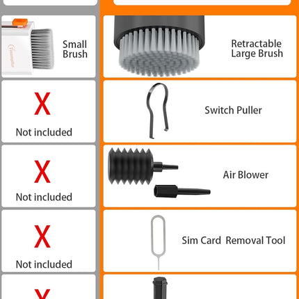 20-in-1 Electronics Cleaning Kit – Keyboard, Phone, Tablet, Camera, Mist Spray
