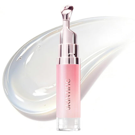 Brightening Lip Serum 0.33oz, Peptide Squalane Tinted Lip Gloss for Plump Lips