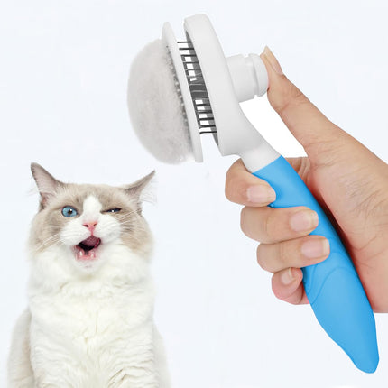 Pet Slicker Brush – Gentle Hair Removal, Shedding & Massage, All Fur Types