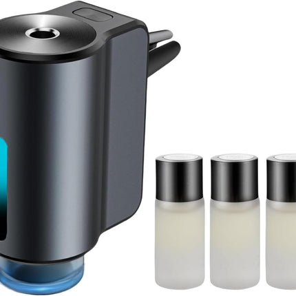 Smart Car Air Freshener Diffuser – 3 Adjustable Modes, 3 Essential Oils, Long-Lasting