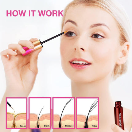 Premium Eyelash Growth Serum – Vegan, Cruelty-Free, Longer Fuller Lashes