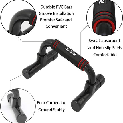 Push Up Bars for Strength Training with Ergonomic Anti-Slip Handles