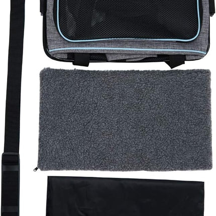 Portable Cat & Puppy Carrier Bag – Soft Fabric Pet Travel Home, 16 lb Capacity