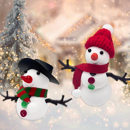 Christmas Snowman Craft Set – Build-a-Snowman Kit for Kids with Modeling Clay