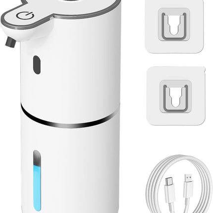 Automatic Touchless Soap Dispenser – USB Rechargeable, 6-Level Adjustable