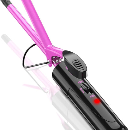 Small Barrel Curling Iron 3/8 Inch for Tight Curls & Short Hairstyles