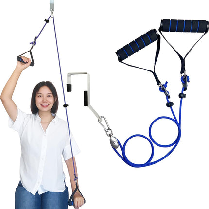 Shoulder Rehab Pulley – Over-Door Pulley for Physical Therapy & Arm Exercise