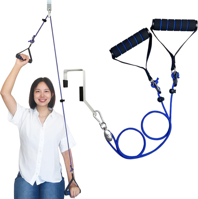Shoulder Rehab Pulley – Over-Door Pulley for Physical Therapy & Arm Exercise