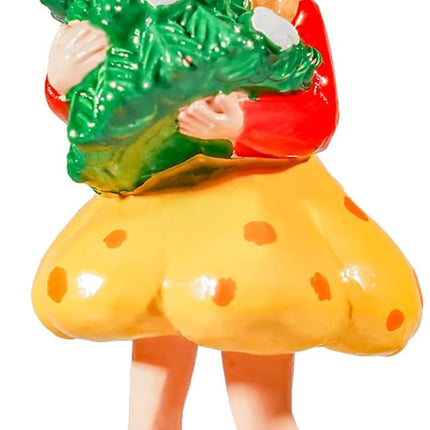 Mini Christmas Tree Figurines – Resin Holiday Centerpiece Decor