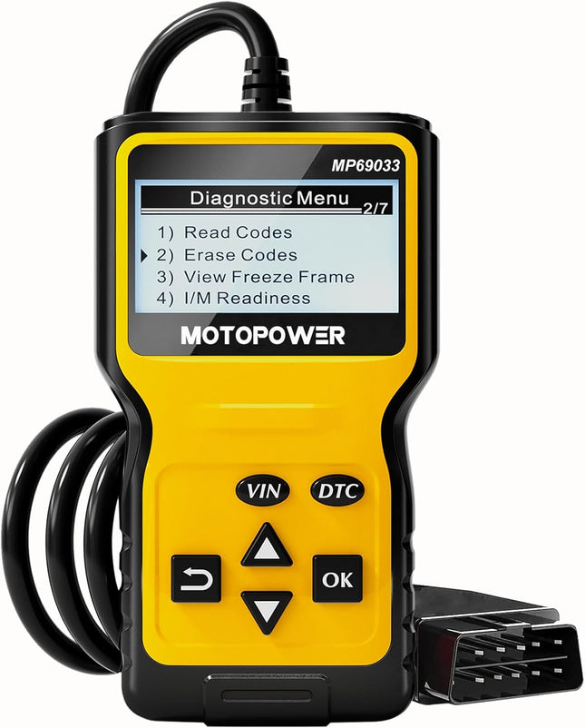 MP69033 OBD2 Scanner – Engine Fault Code Reader for All OBD II Cars Since 1996