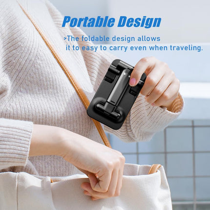 Desk Phone Holder MT-6 – Silicone Mat, Foldable & Adjustable for Devices