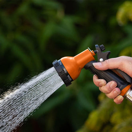 2-Pack Hose Nozzle Sprayer – Heavy Duty, 10 Watering Patterns for Gardening