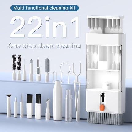 22PCS Precision Cleaning Kit for Electronics Phone Headphones & Camera